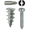 L.H. Dottie Screw Anchor, 1" L, Zamac Alloy WDK6T